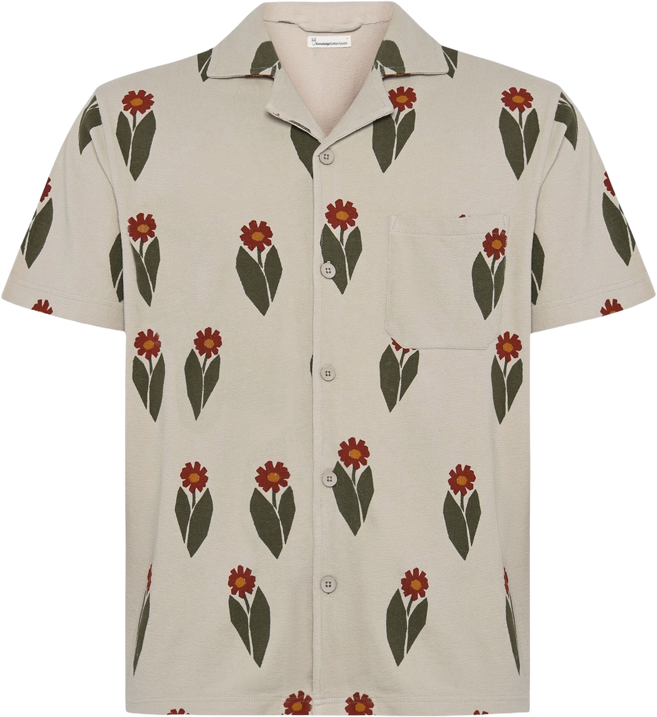 BouclÃ© Print Short Sleeve Shirt