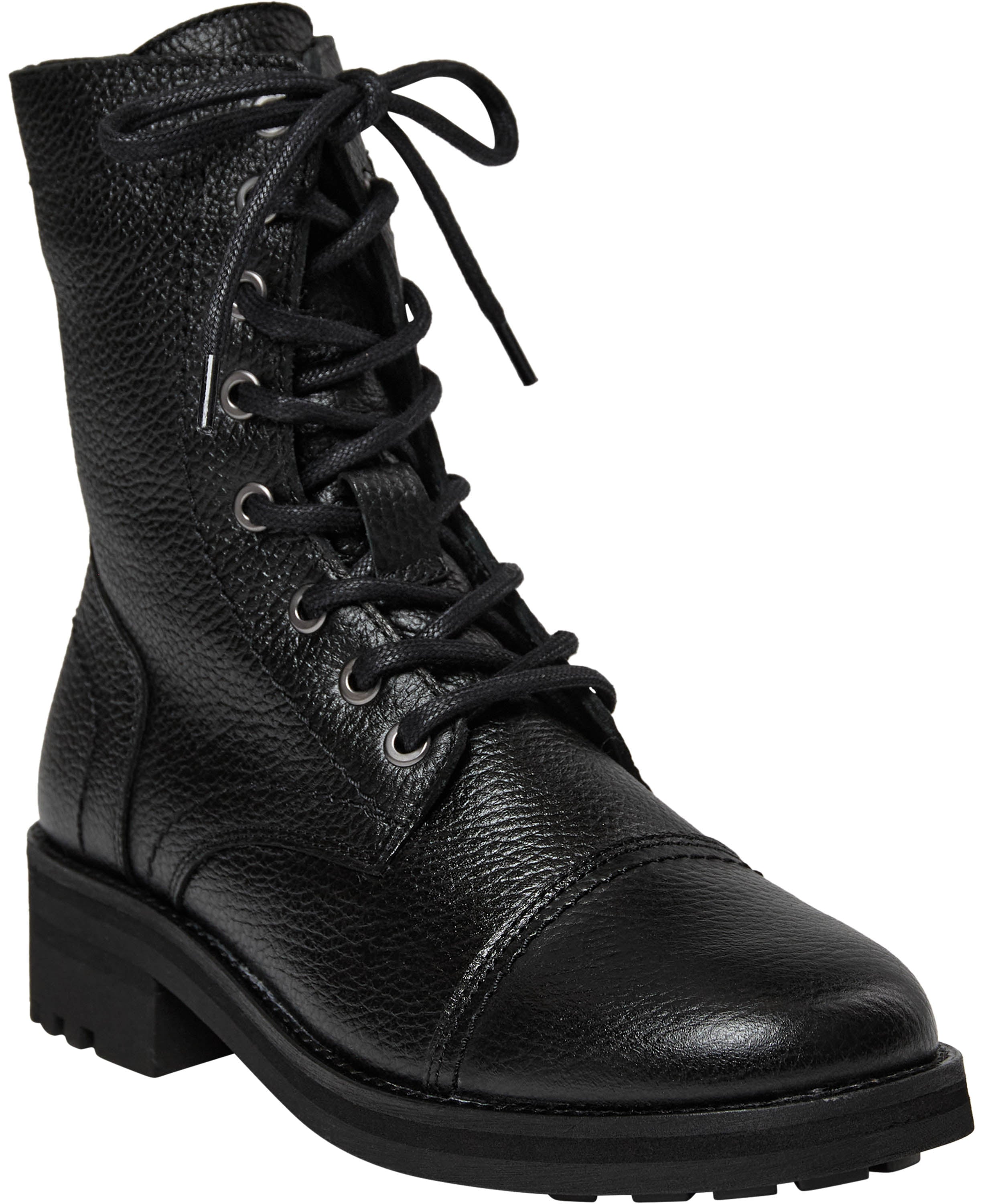 Army Boot Grained Calf, Black
