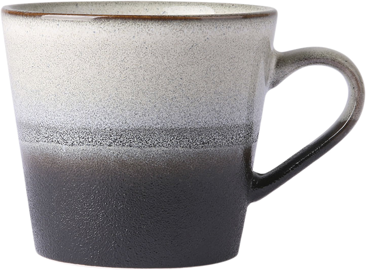Ceramic 70's Cappuccino mug Rock