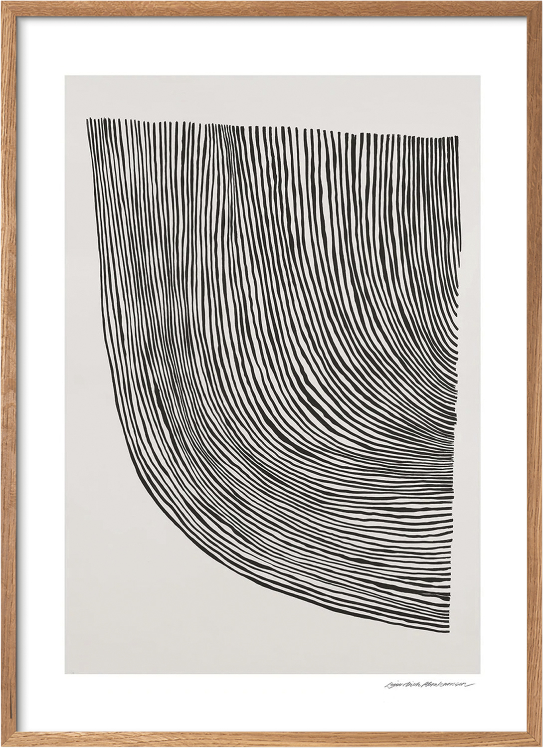 The Poster Club Curves Black 3040