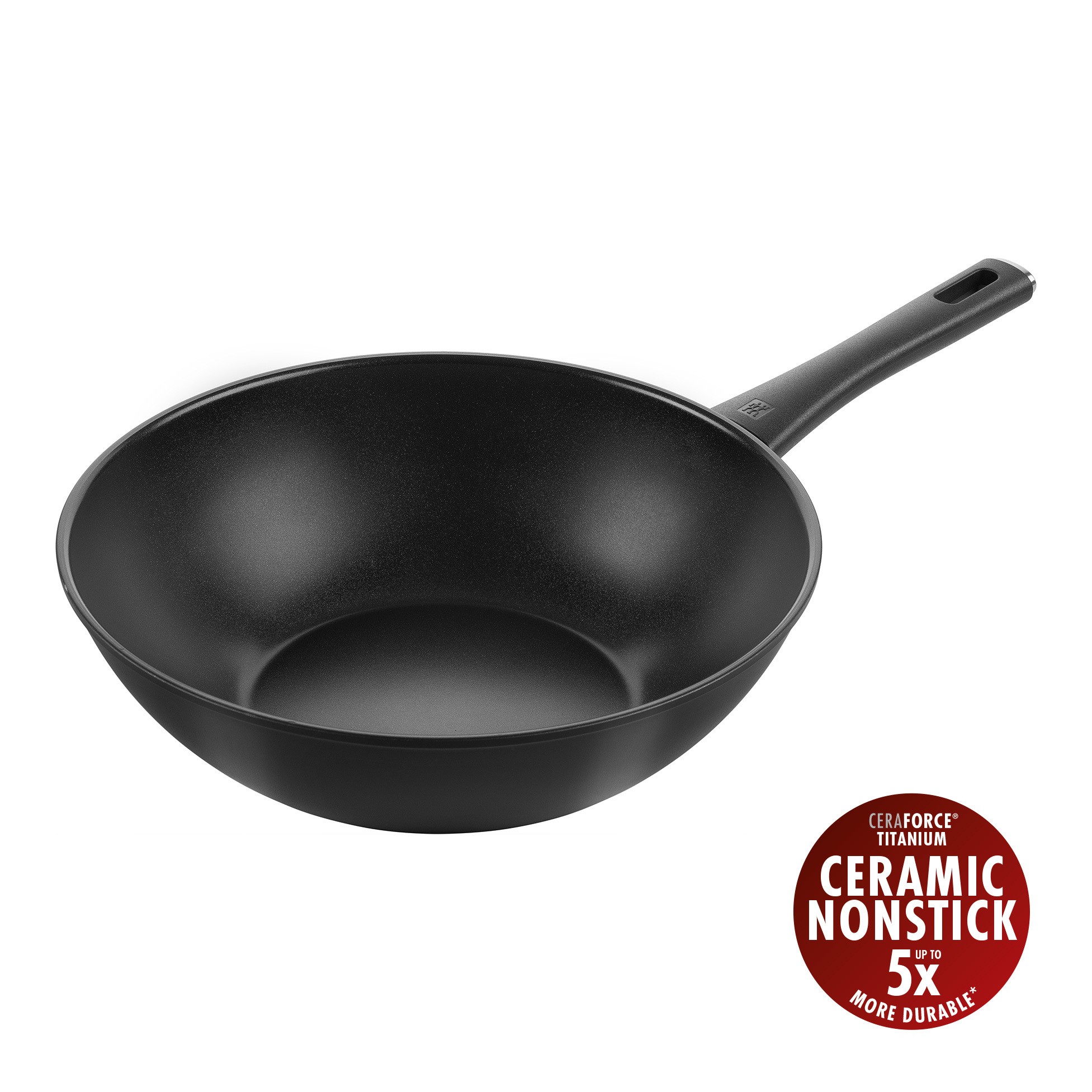 Madura Plus Ceramic Wok, 30 cm, Aluminium, Titanium Forstærk