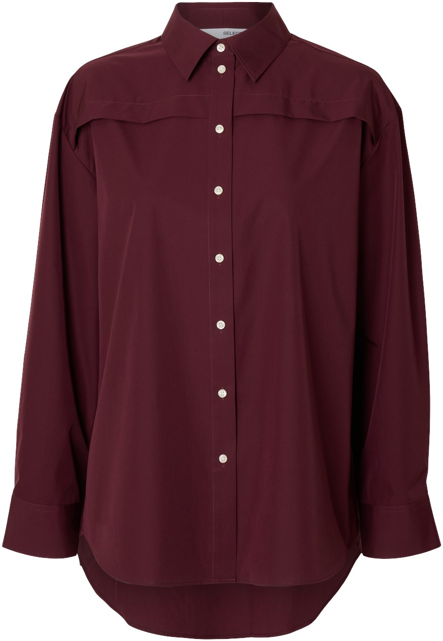 Slfallison Oversize LS Shirt B