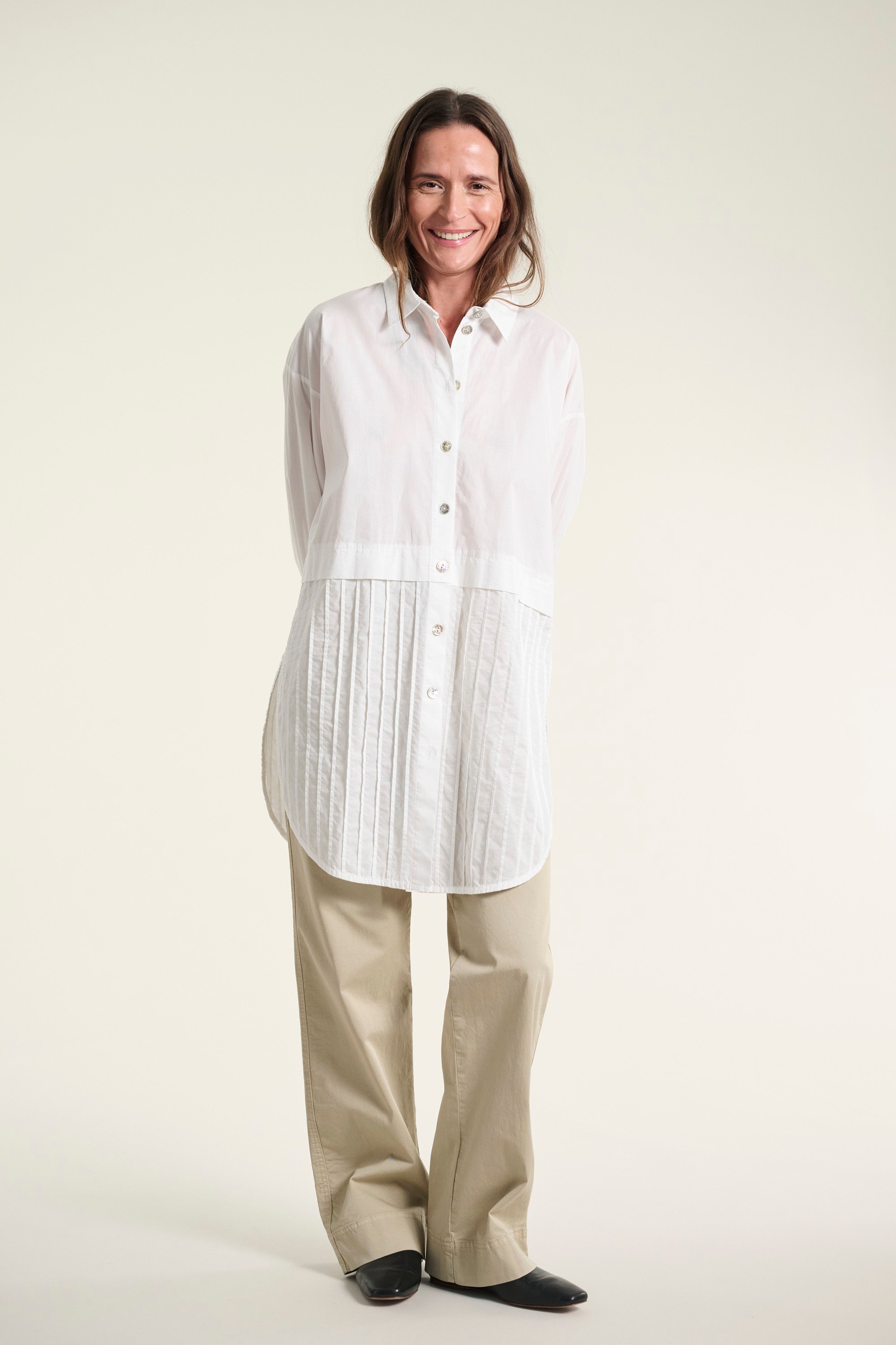 Core Cotton Pintuckskjorte