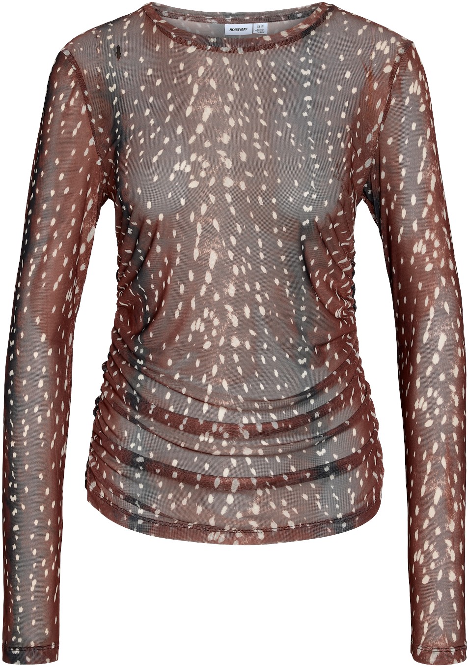 Nmdeer L/S Ruching TOP JRS