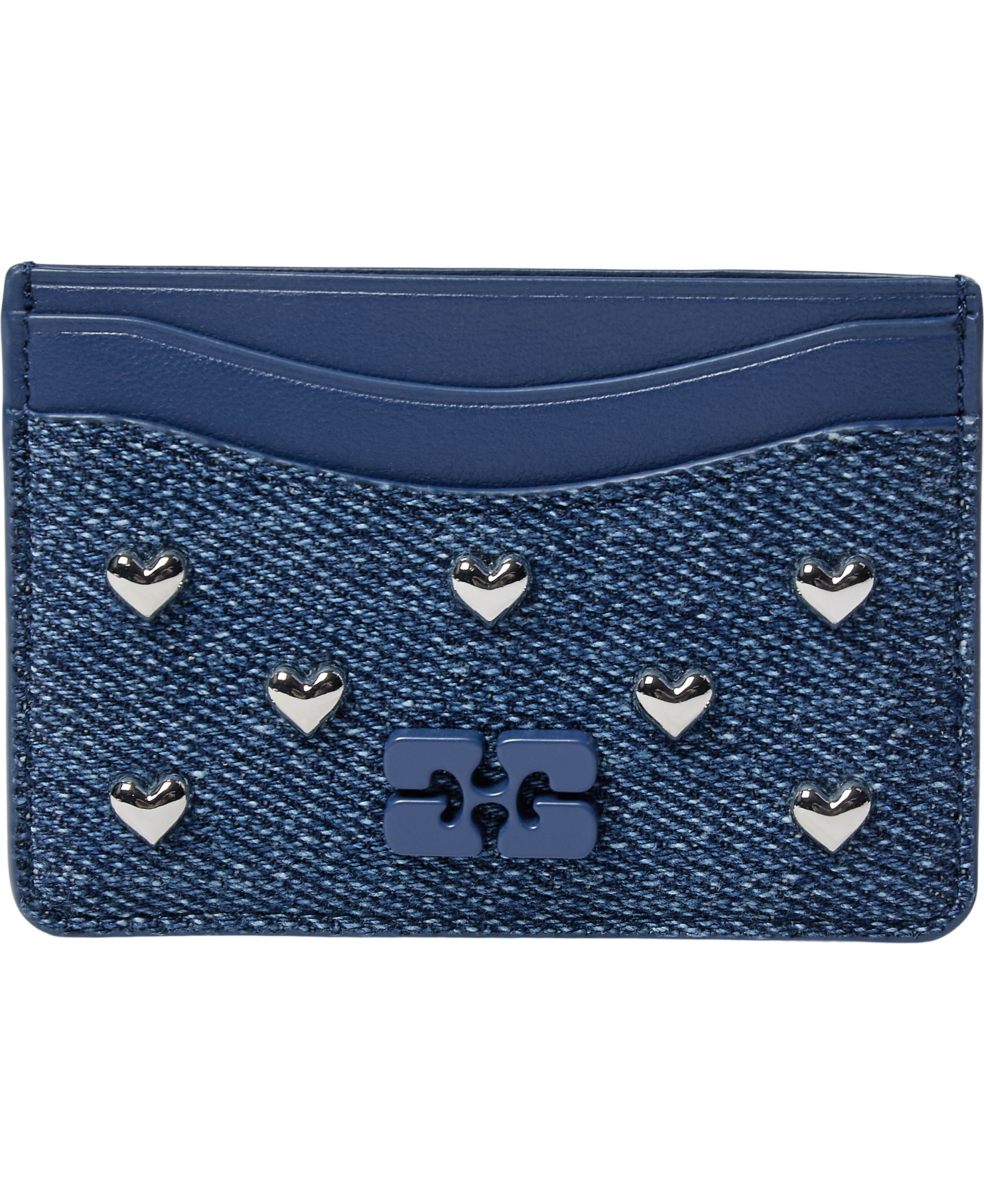 Card Holder Heart Studs