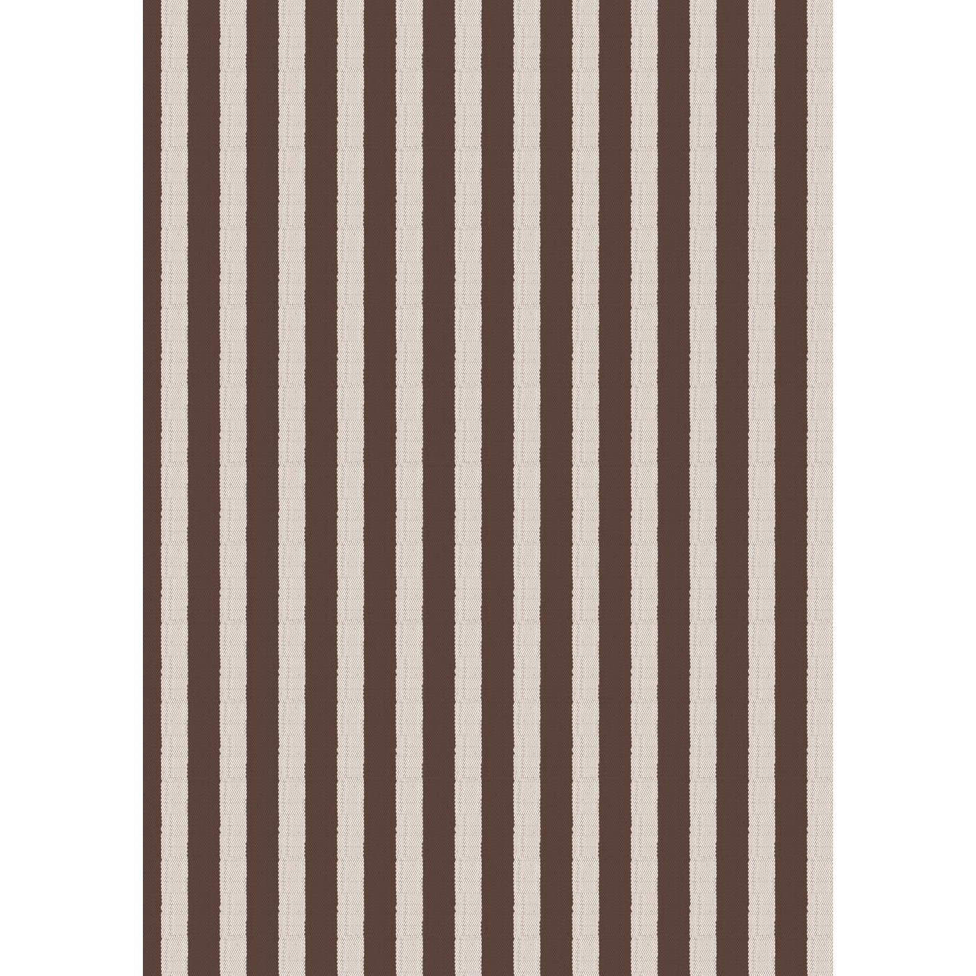 Papirrulle Brune Striber Tekstillook 5 M/rulle