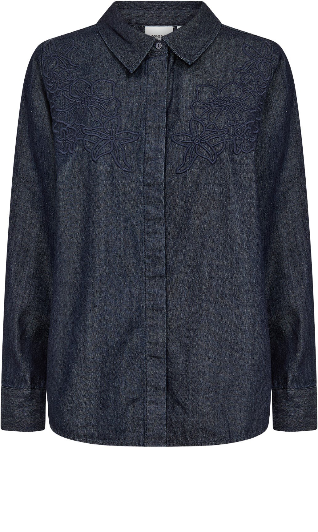 Curvy Wacindia 2 Skjorte Mørk Denim
