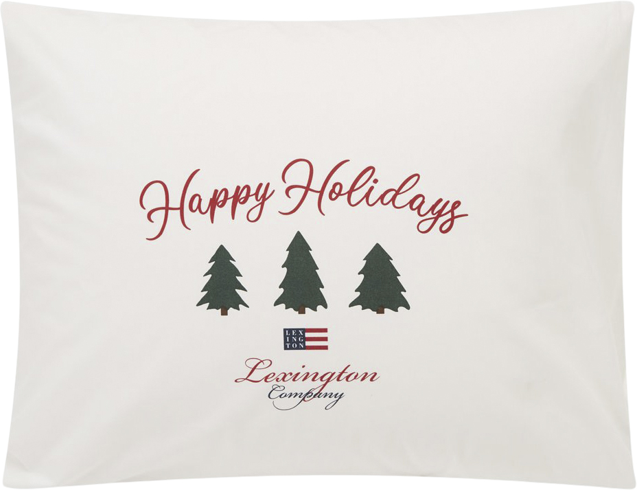 Holiday Printed Cotton Poplin Pillowcase