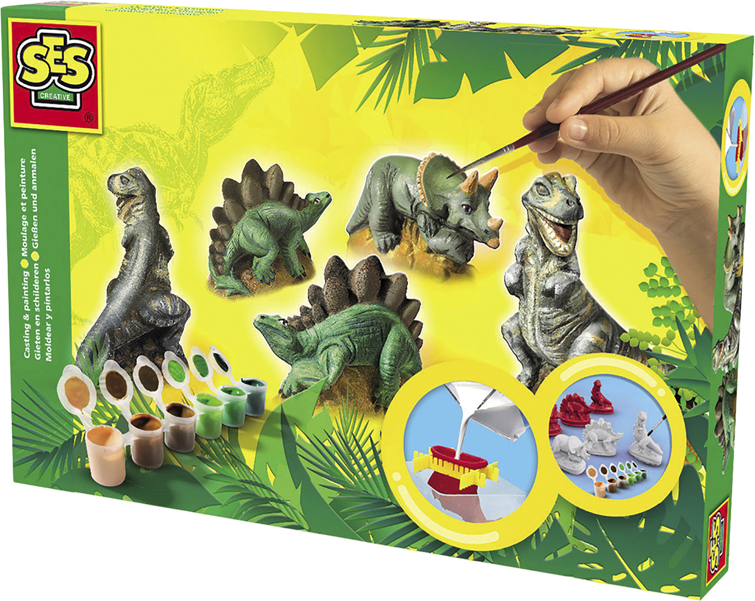 Ses Creative Støb & Mal Dinoer