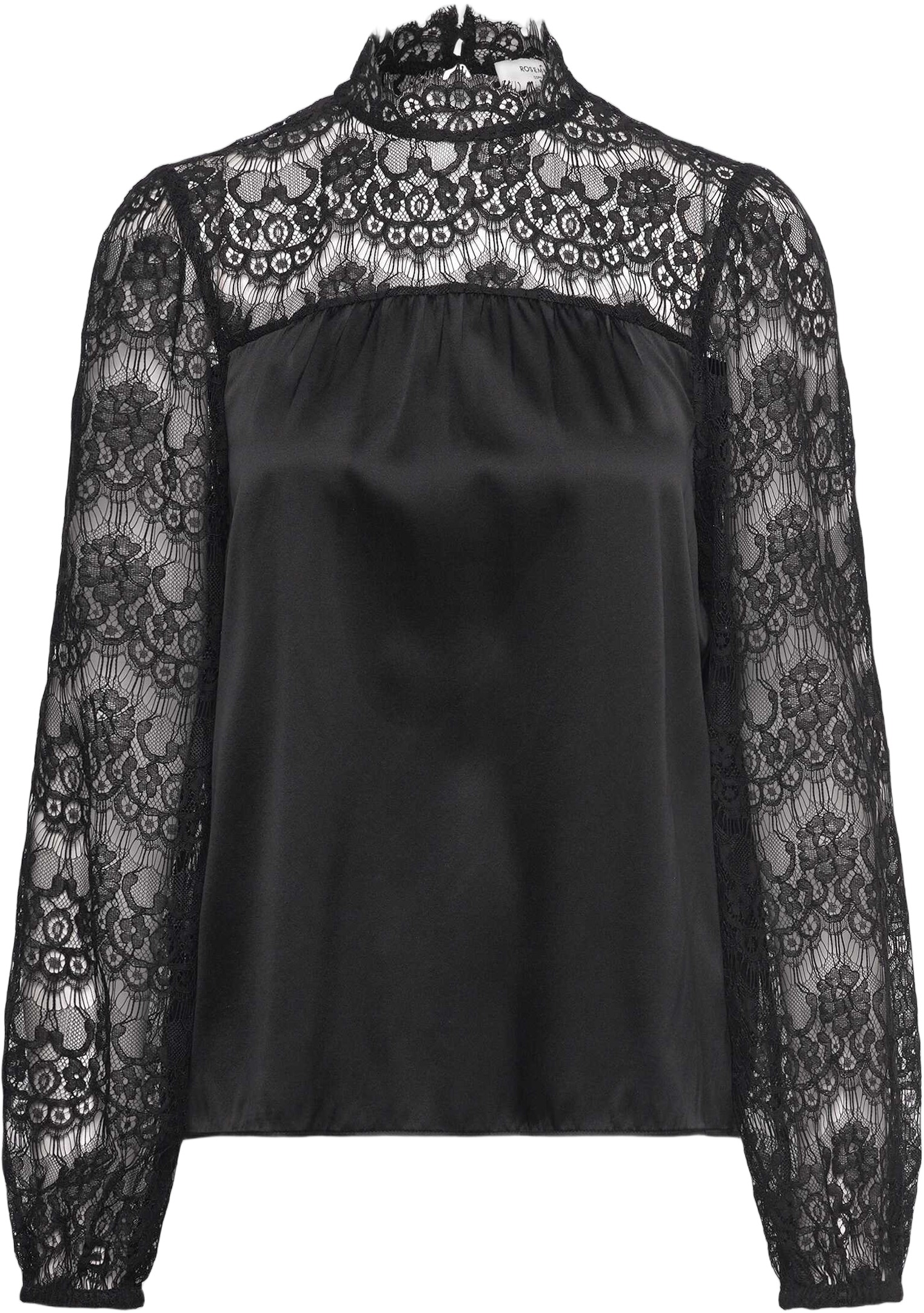 Rwjade Silk LS Lace Blouse