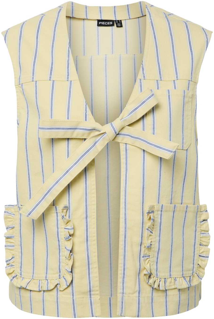 Pcbillo TIE Denim Vest