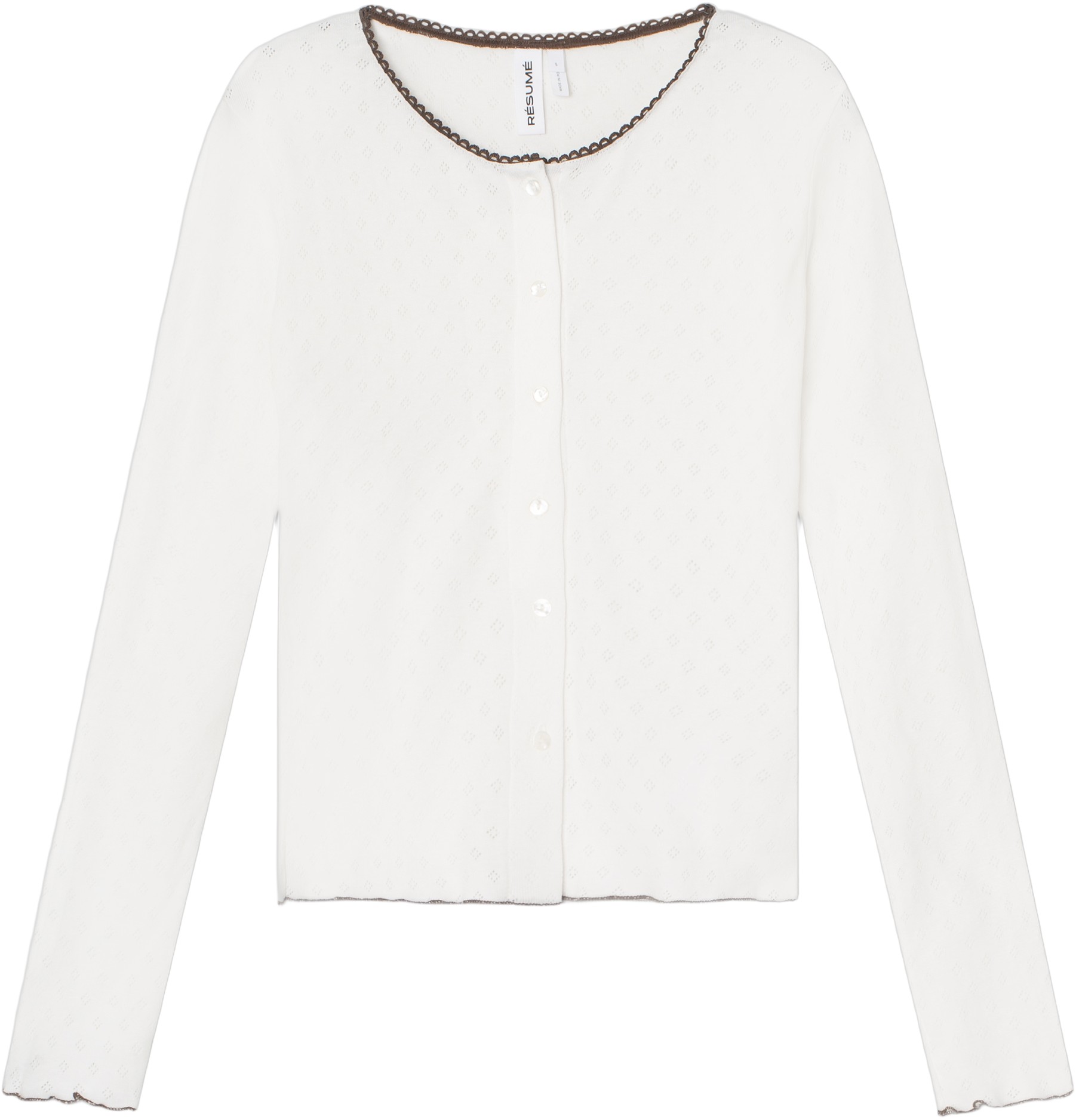 Résumé RS Pointelle Cardigan