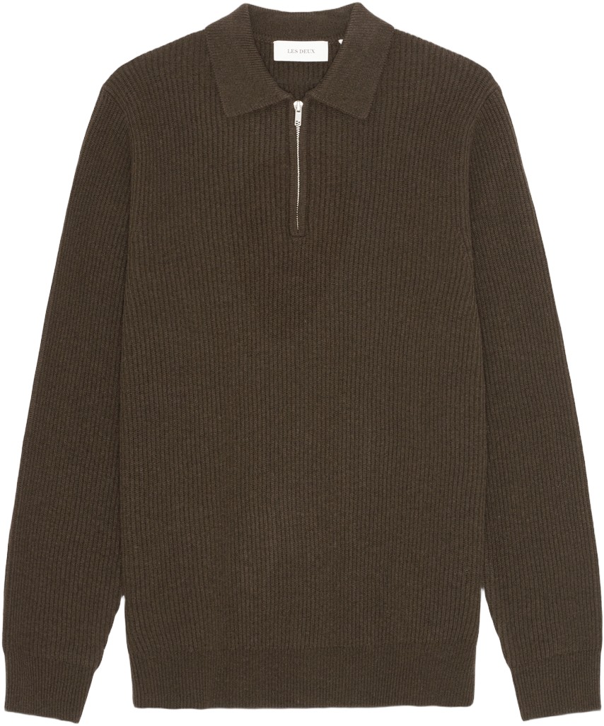 Elinor Zipper Polo Knit