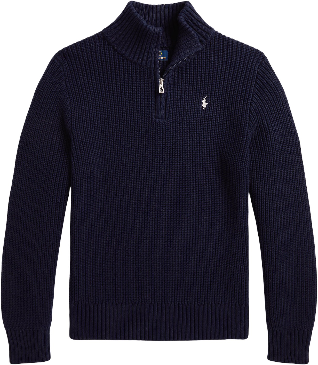 Cotton Quarterzip Sweater