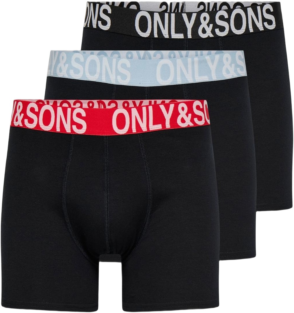 Onsfitz Solid Boxer 3pack Noos