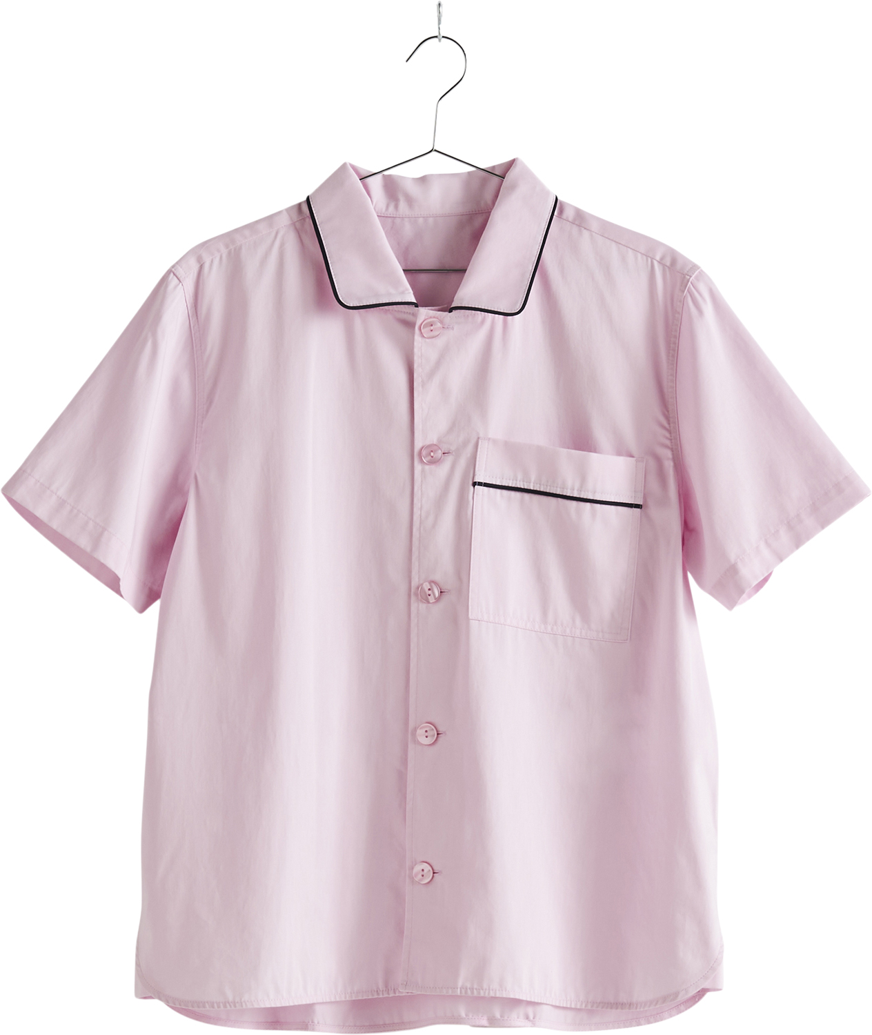 Outline Pyjama S/S Shirtm/l-soft p