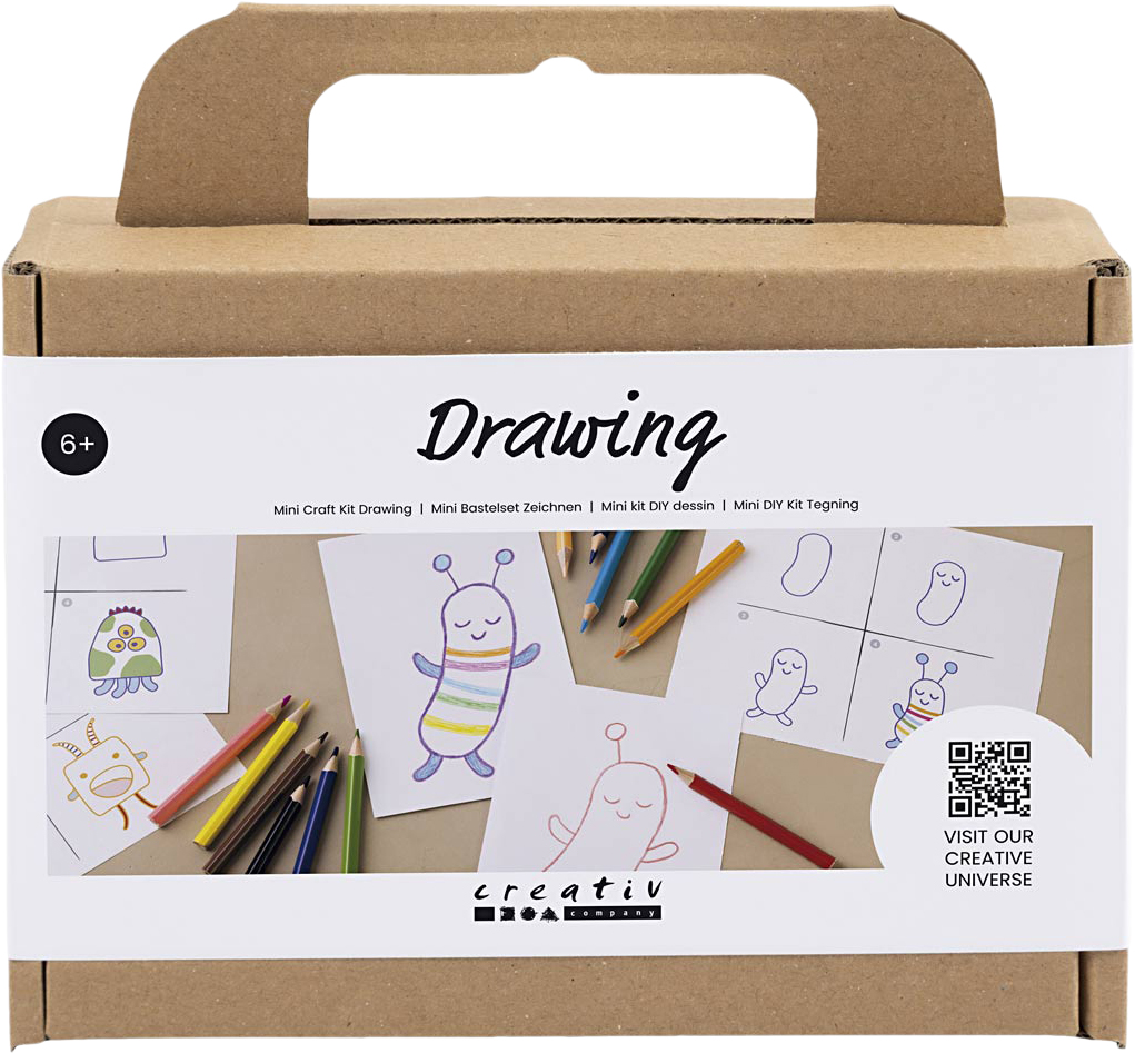 Mini Diy Kit Tegning Monstre