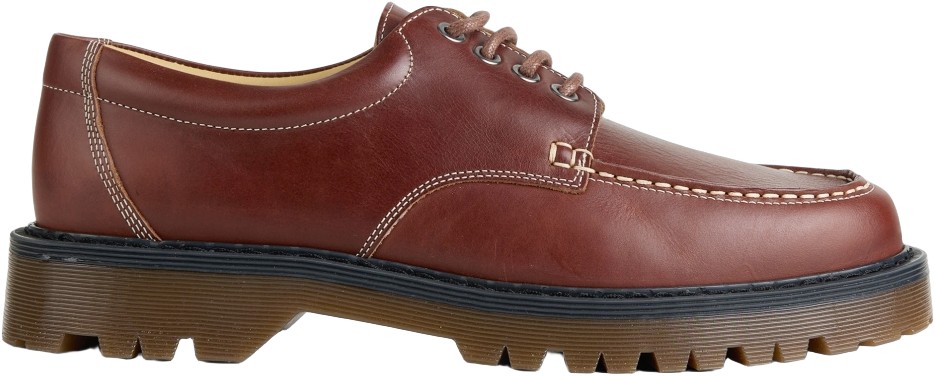 Pete Moc Toe Brown Leather