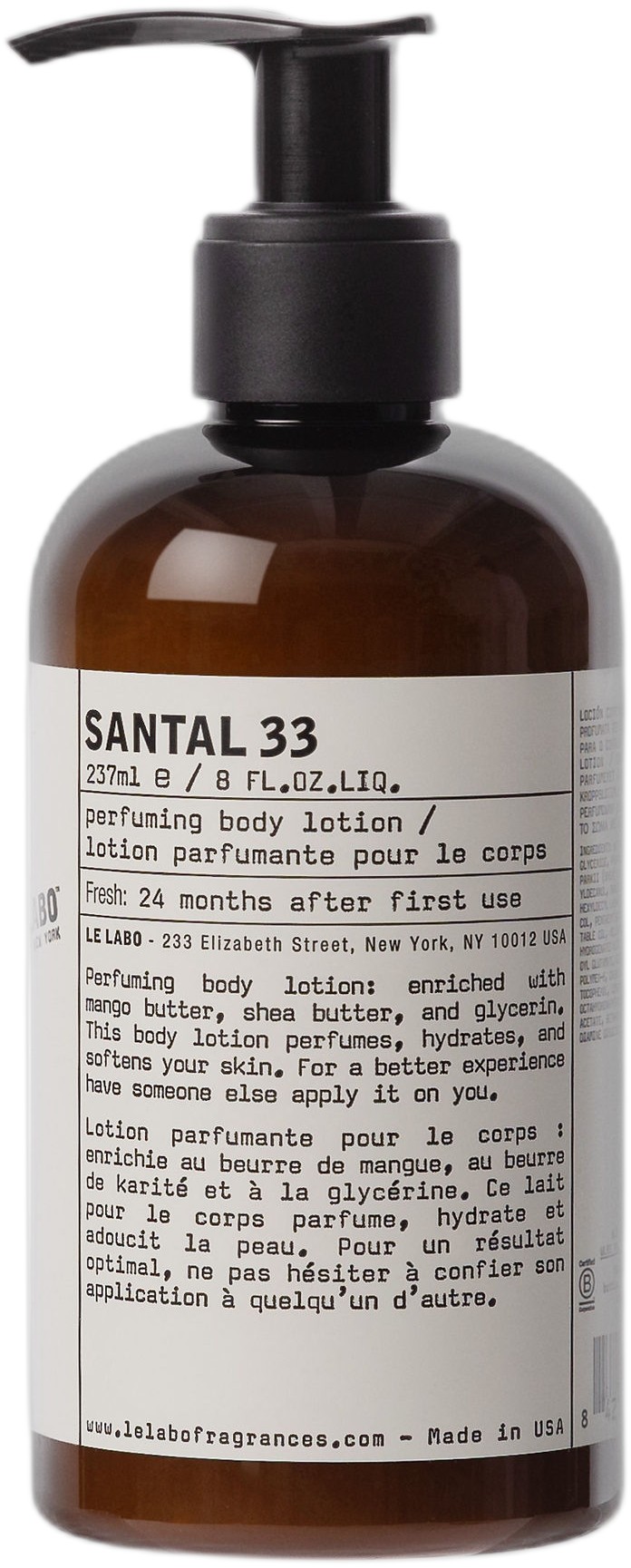 S33 Perf Body LTN 237ml/8floz
