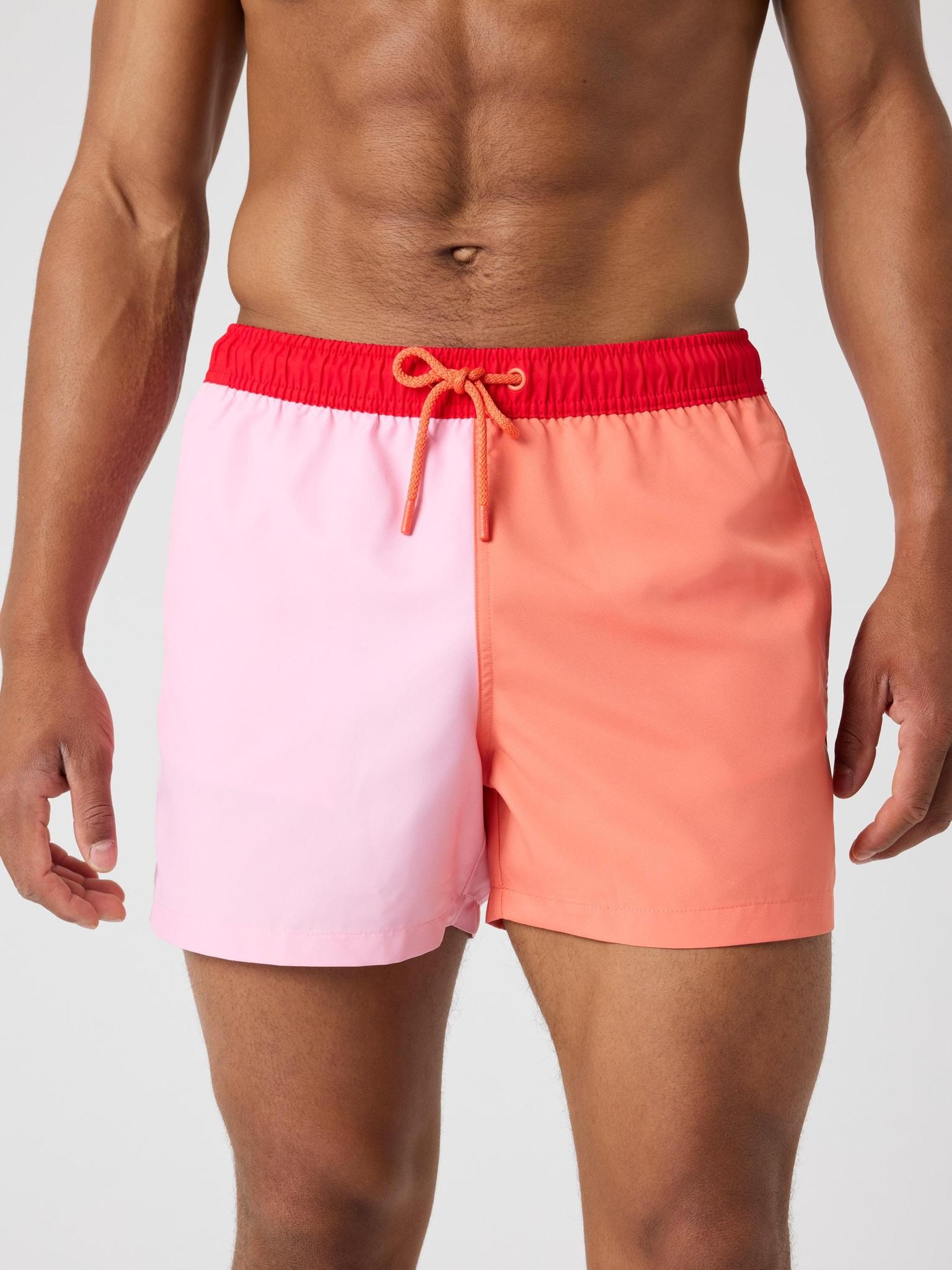 Borg Blocked Swim Shorts