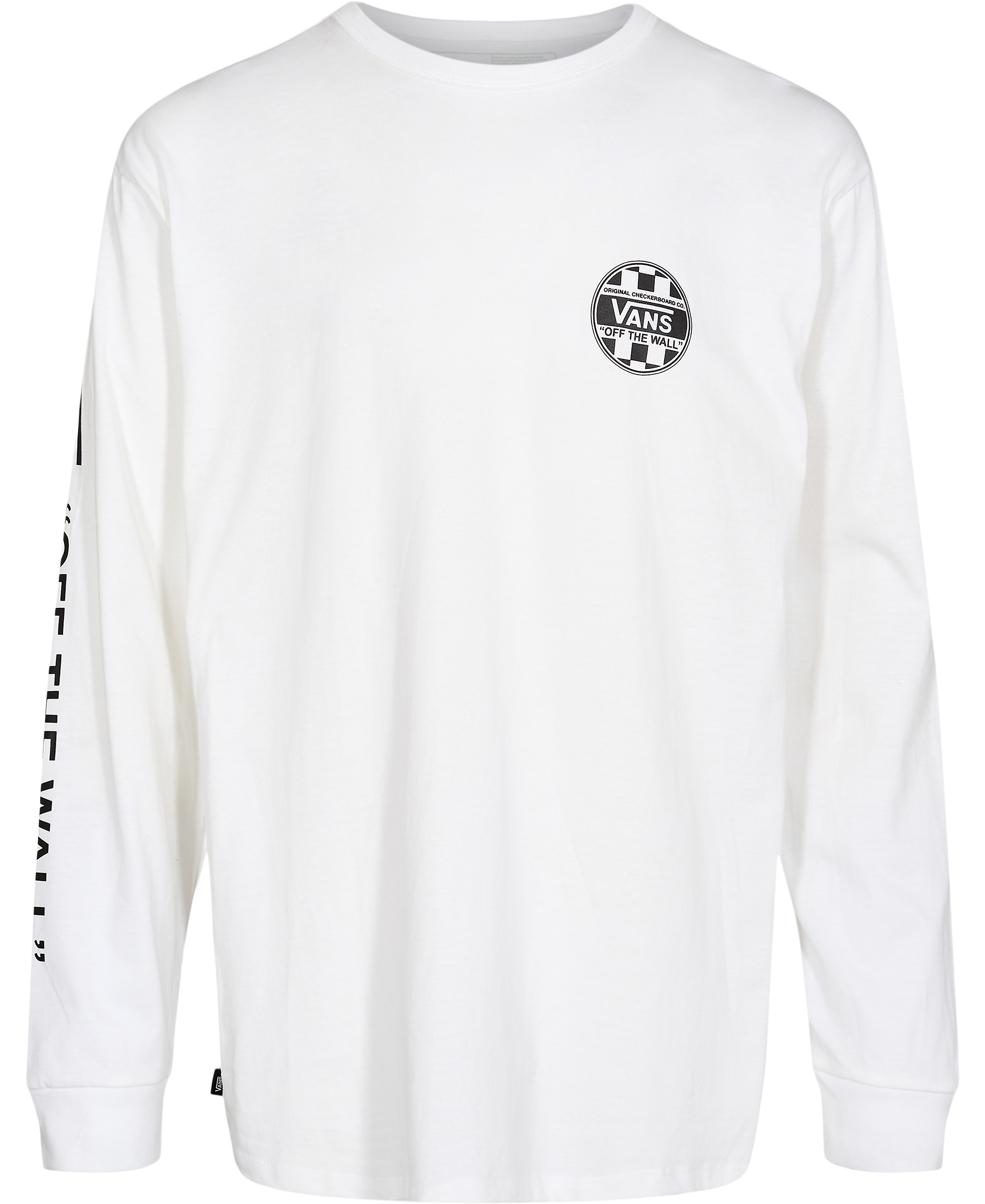 OFF THE Wall Check Graphic LS TEE W
