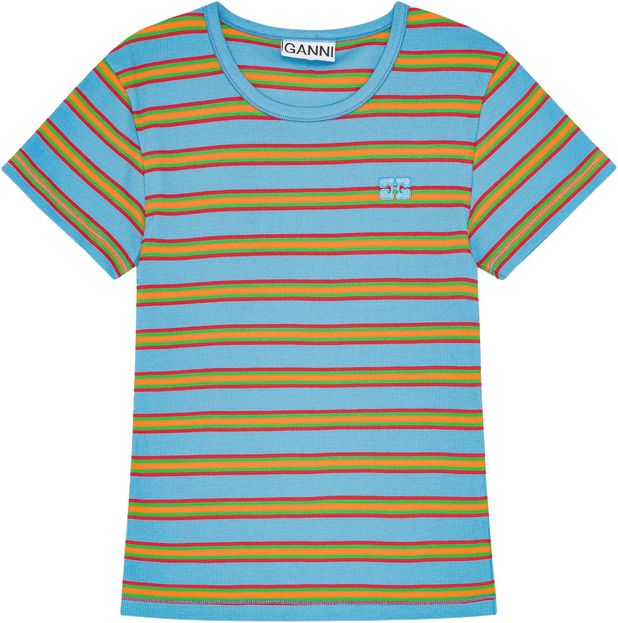 Soft Cotton Rib Stripes Baby Fit T
