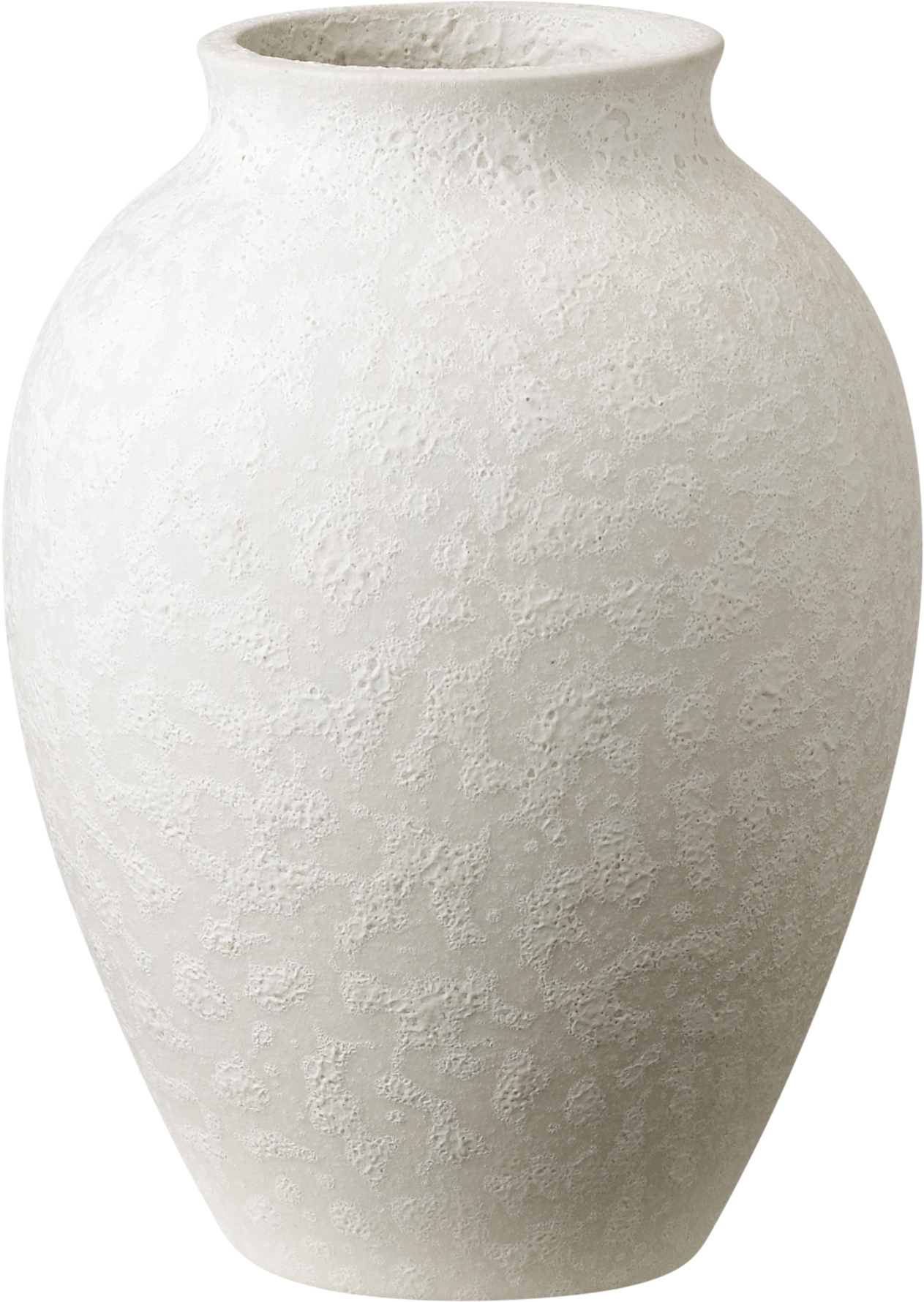 Knabstrup Vase, Hvid, 12,5 cm