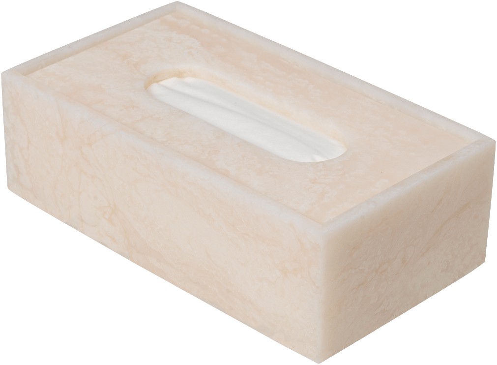 Mist Tissue Box Pearl