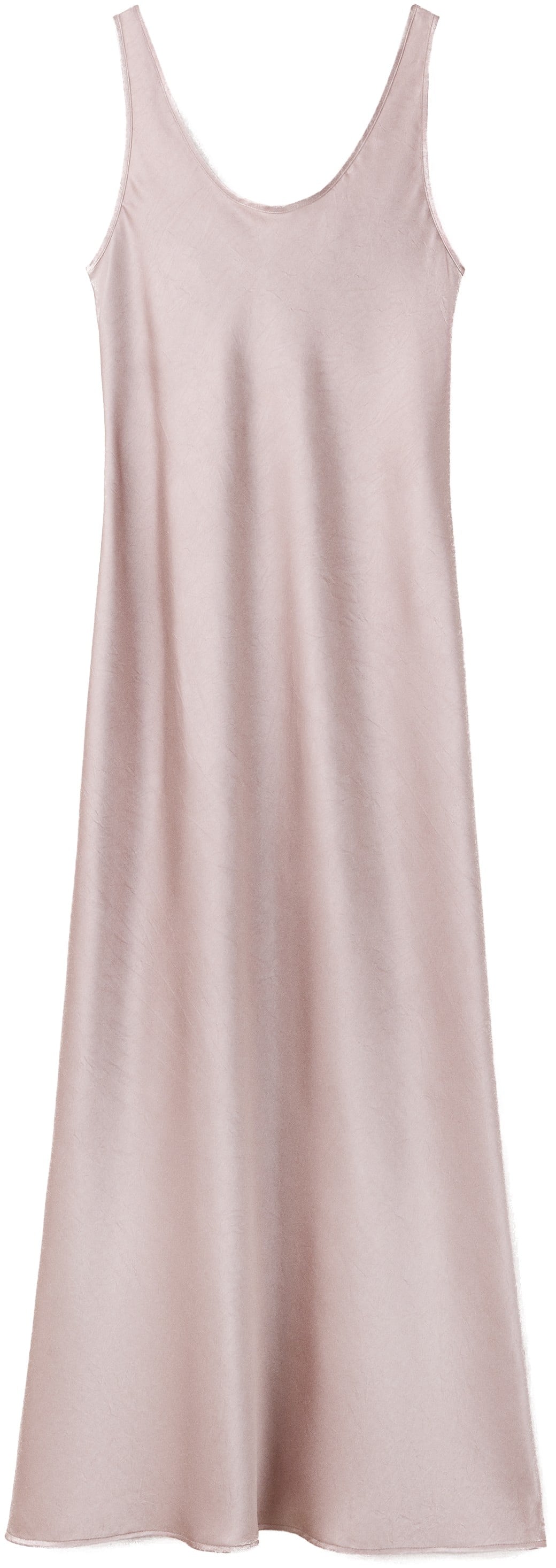 Strapless Satin Dress