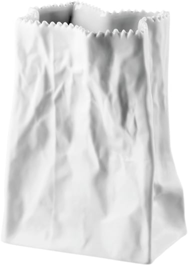 Rosenthal Bag Vase 14cm, Weiss Matt, Do