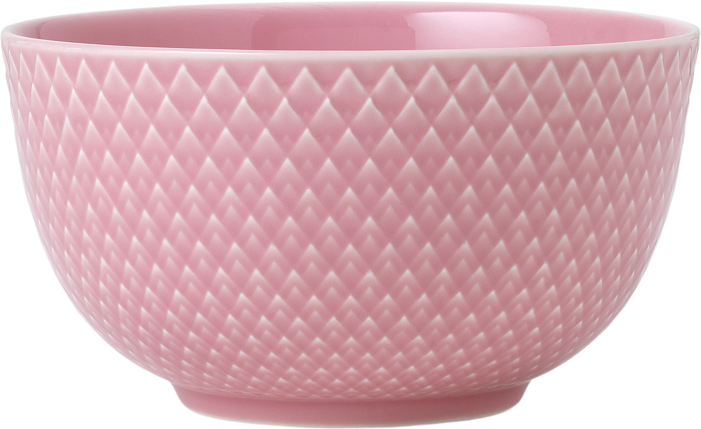 Rhombe Color Skål Ø11 cm Rosa Porcelæn