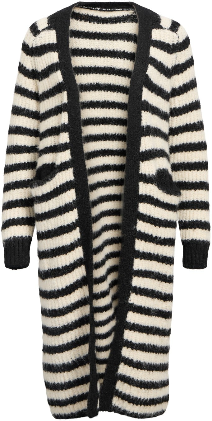 Objmilu LS LO Long Knit Cardigan NO