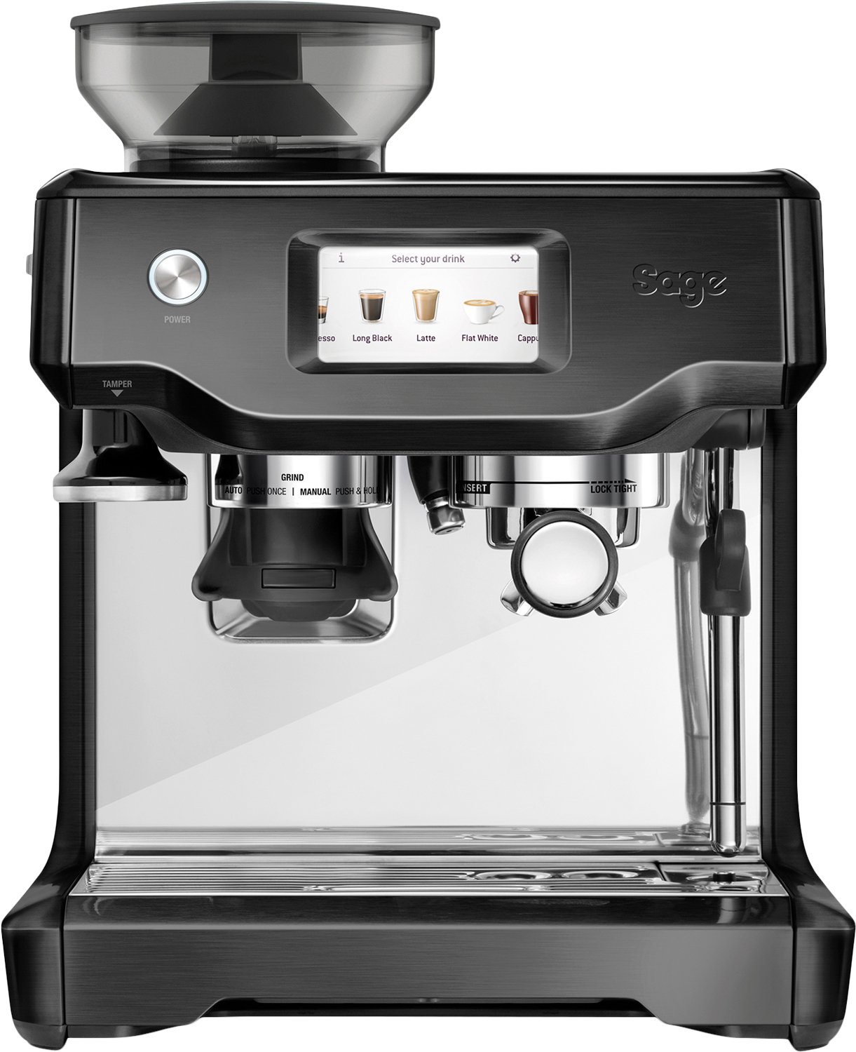 Sage Barista Touch Sort Stål