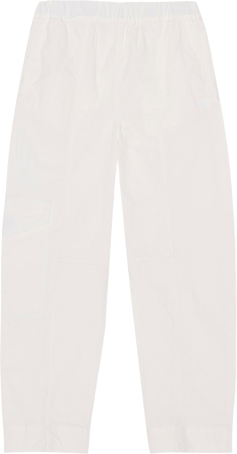 Washed Cotton Canvas Elasticated Cu