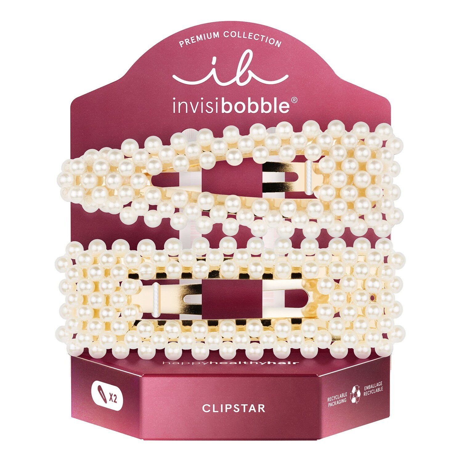 Clipstar Premium Just Pearlfect Hårspænder