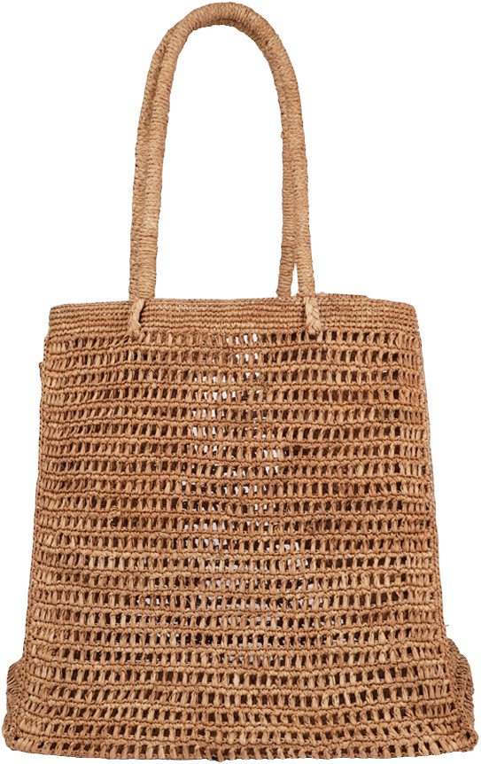 Diavoli Braided Handbag With Shoulder Handle