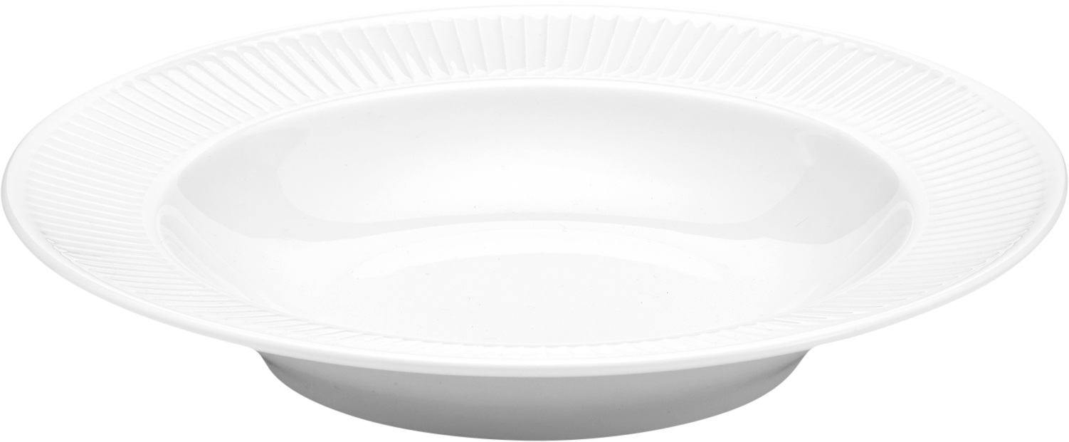 Plissé dyb Tallerken 22 cm.