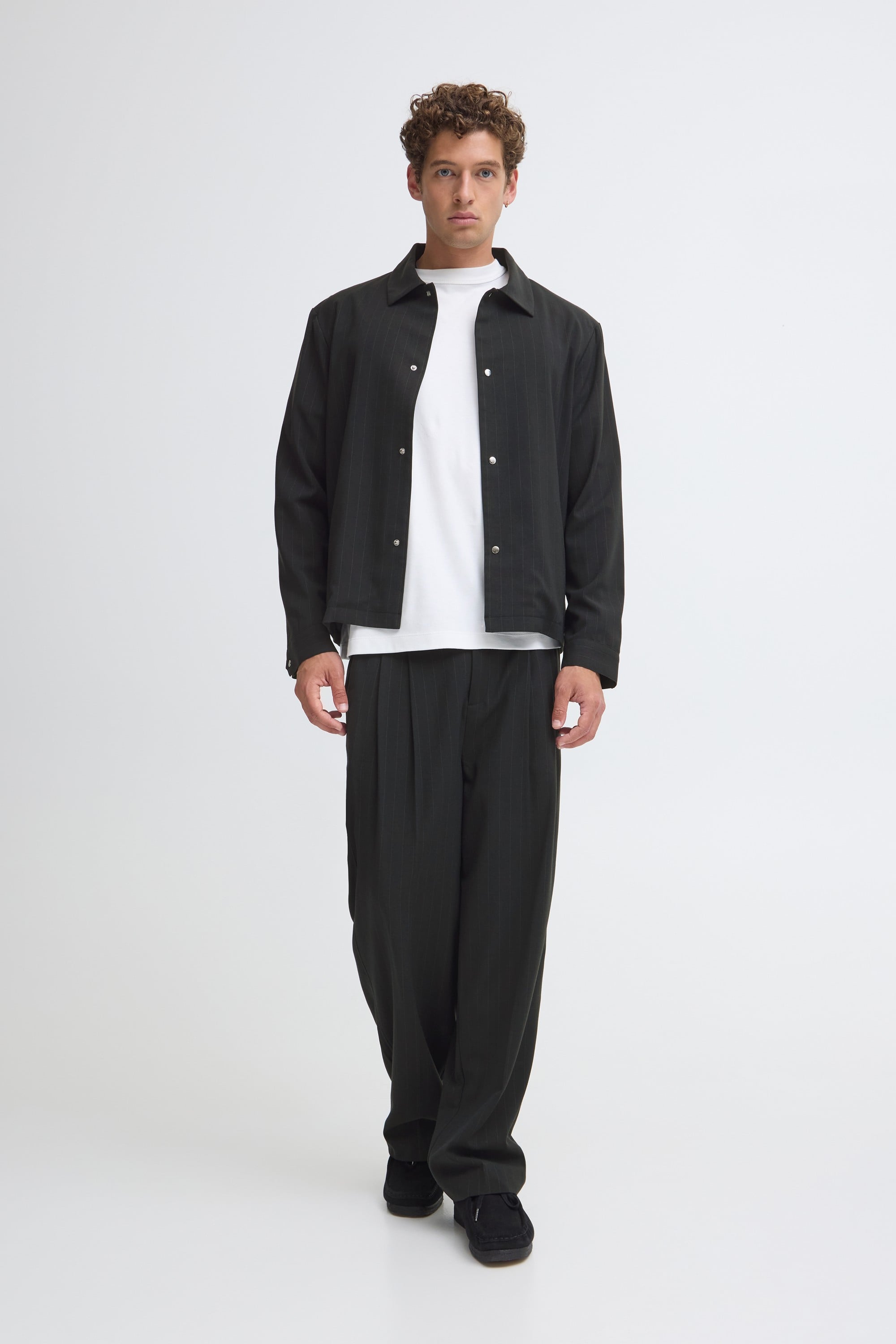 Cfalkes 0330 Pinstripe Shacket
