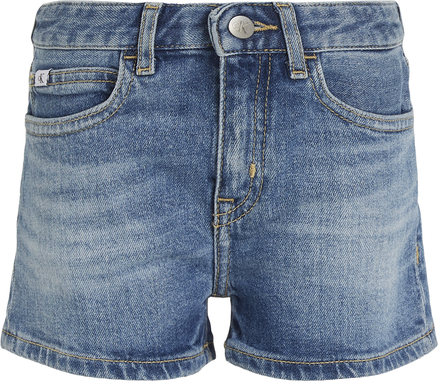 Slim Auth Mid Blue Dnm Shorts