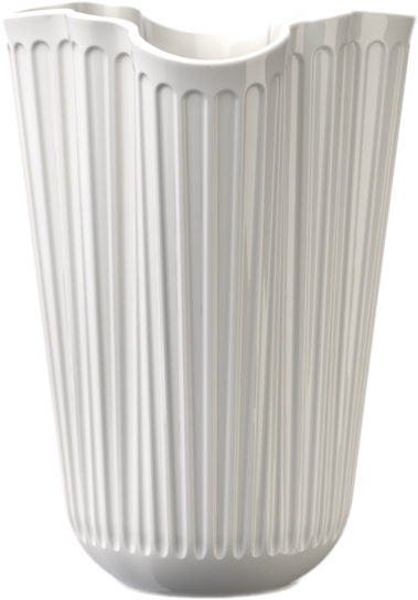 HammershÃ¸i Unfold Vase H16. 5 cm Hvid