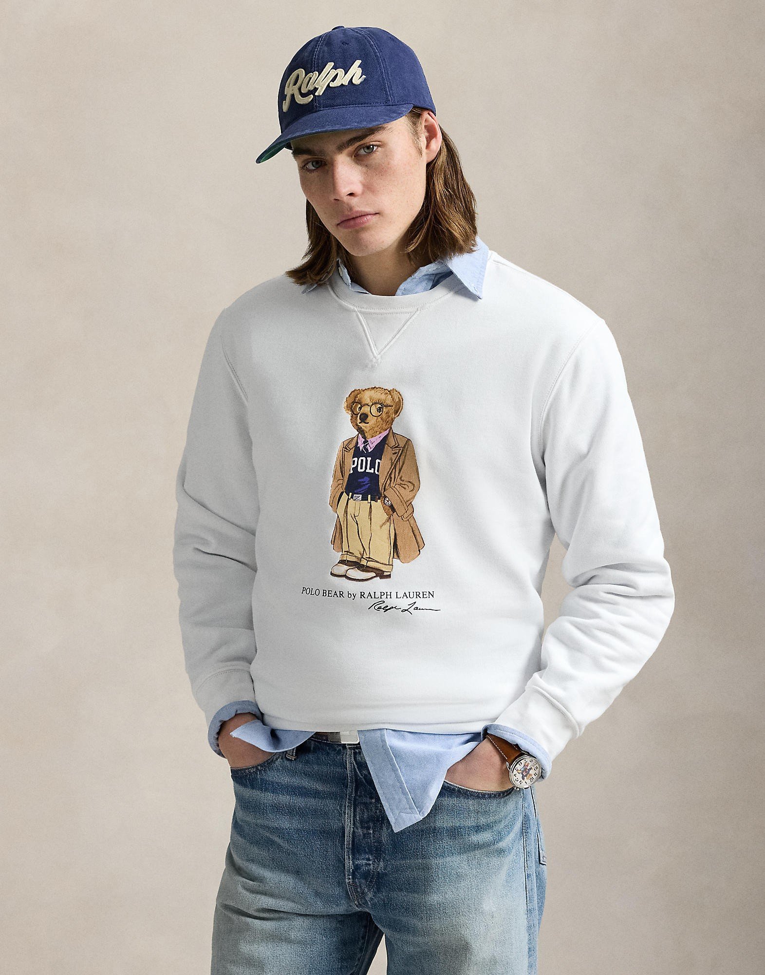 Polo Bear Fleece Sweatshirt