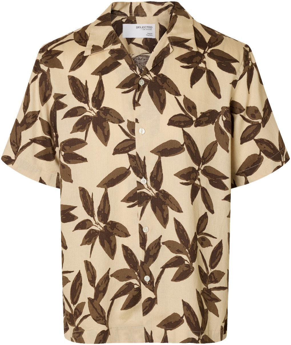 Slhregnoa MIX Shirt SS Resort