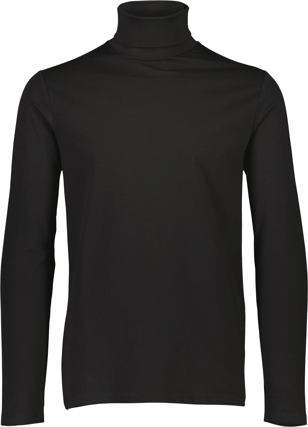 Tshirt med Rullekrave