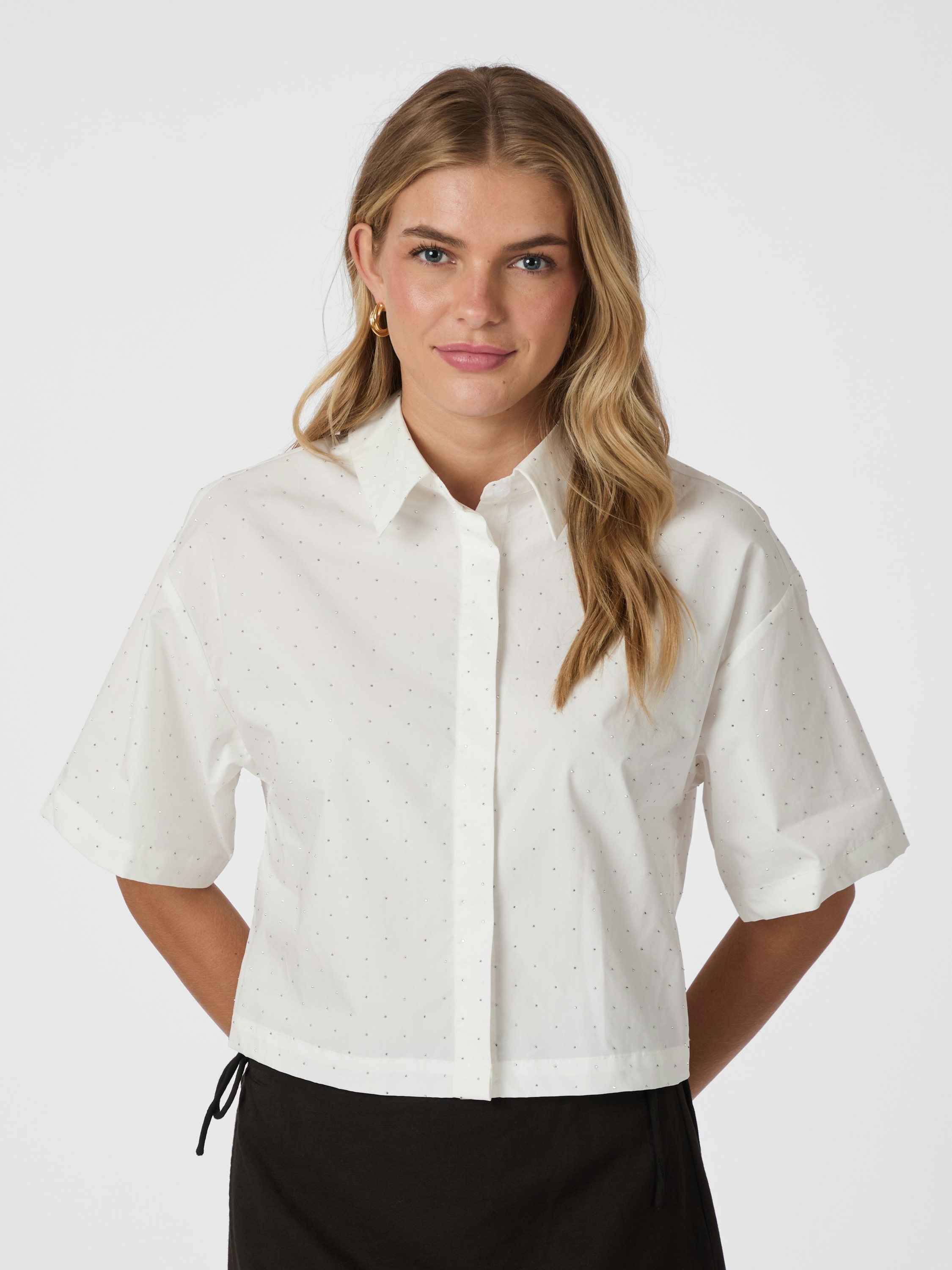 Jasie Poplin Stone Shirt
