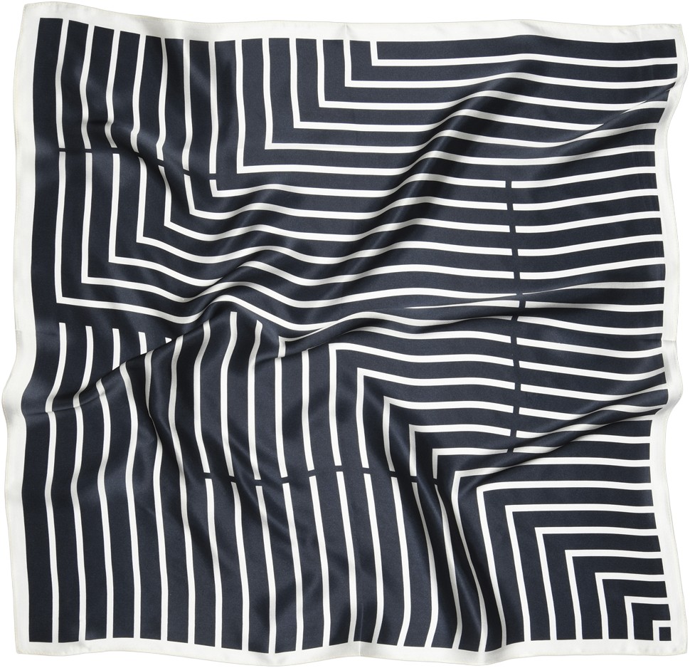 Lines Silk Scarf