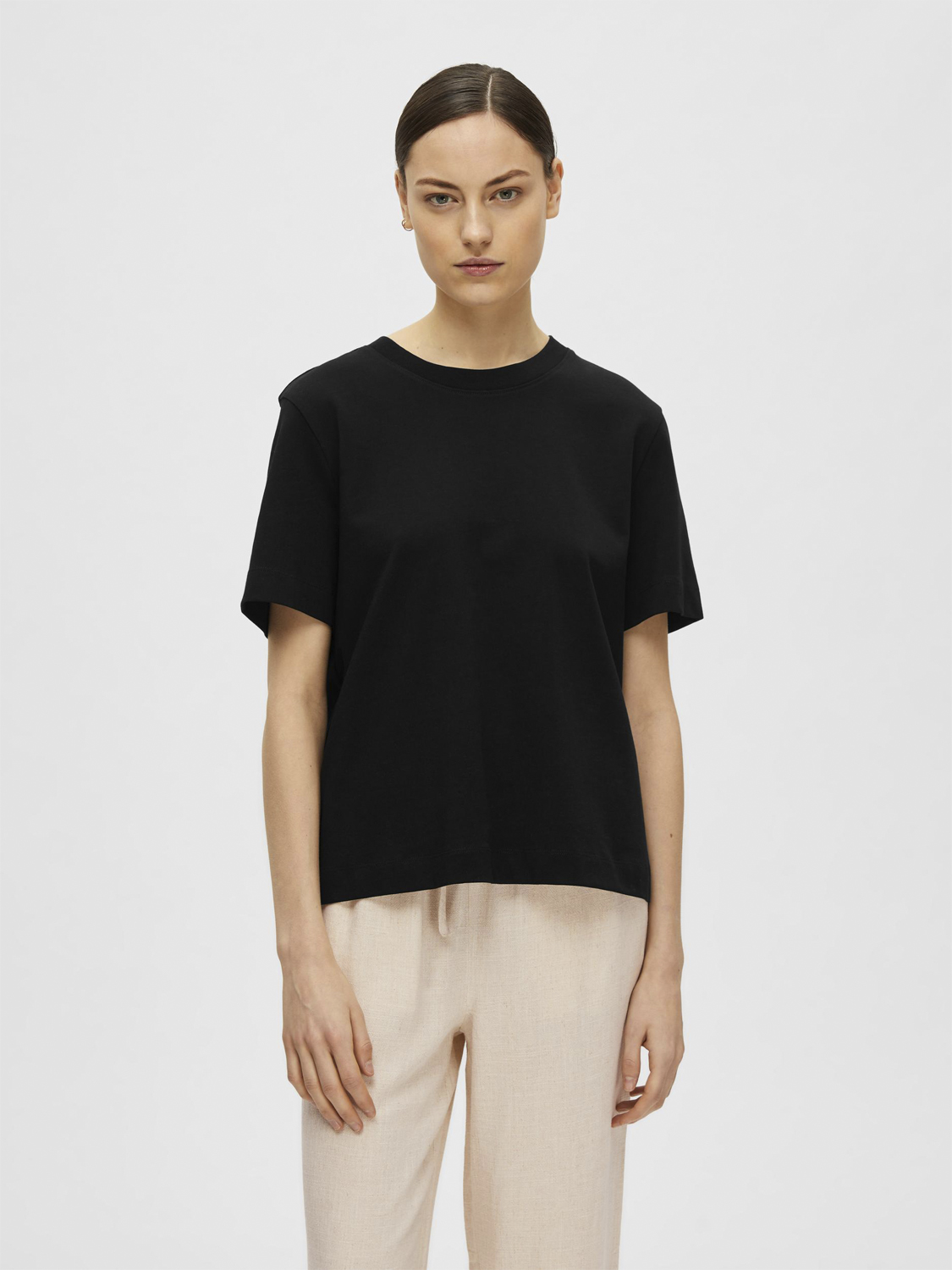 Slfessential SS Boxy TEE Noos