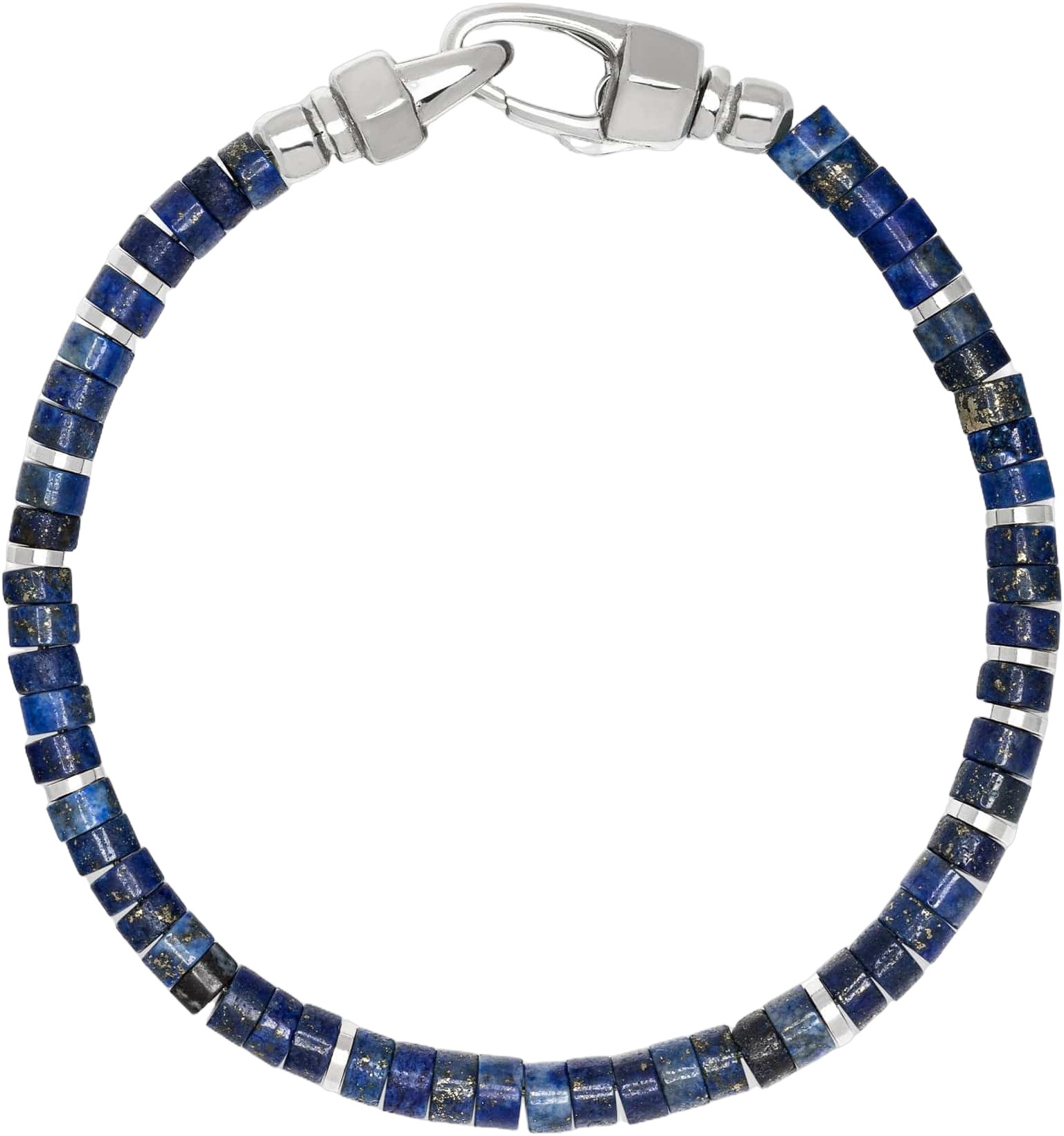 Blue Lapis Heishi Bracelet
