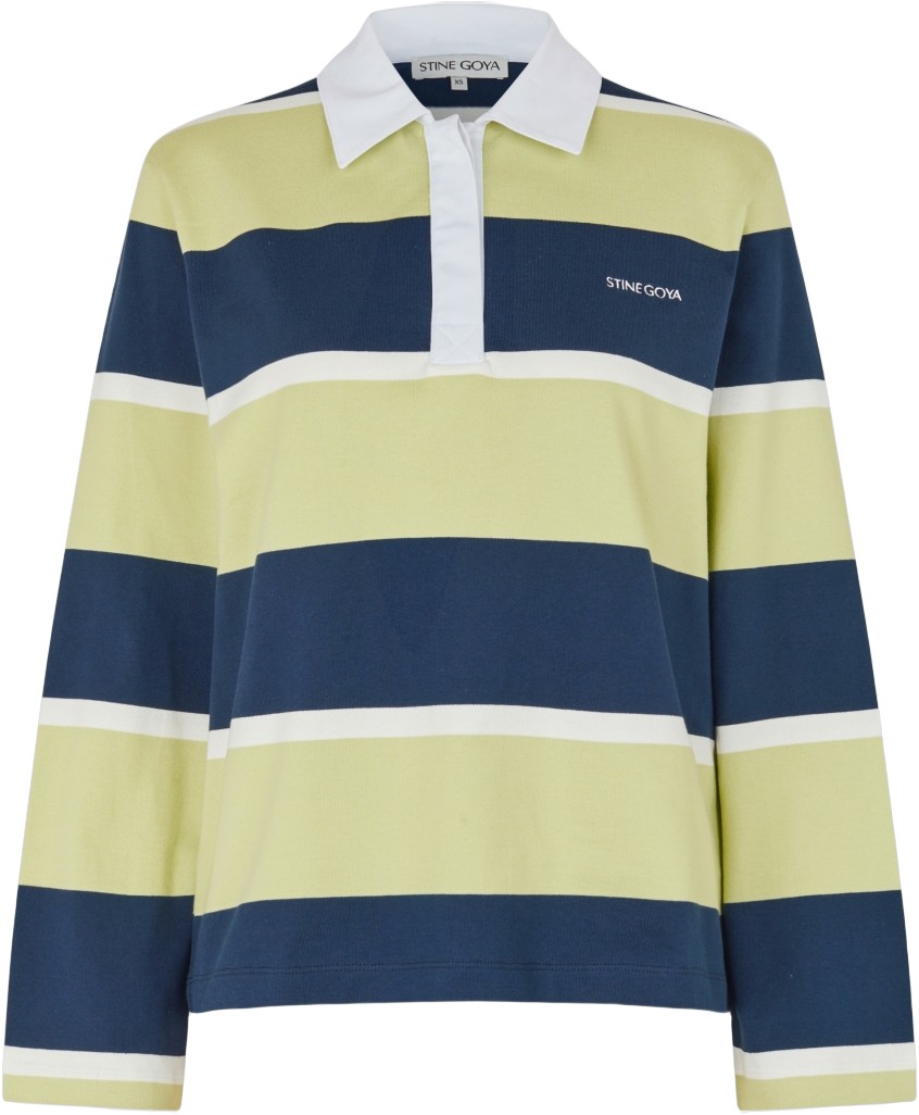 2457 Heavy Dry Jersey / Cotton, Polo Long Sleeve Top