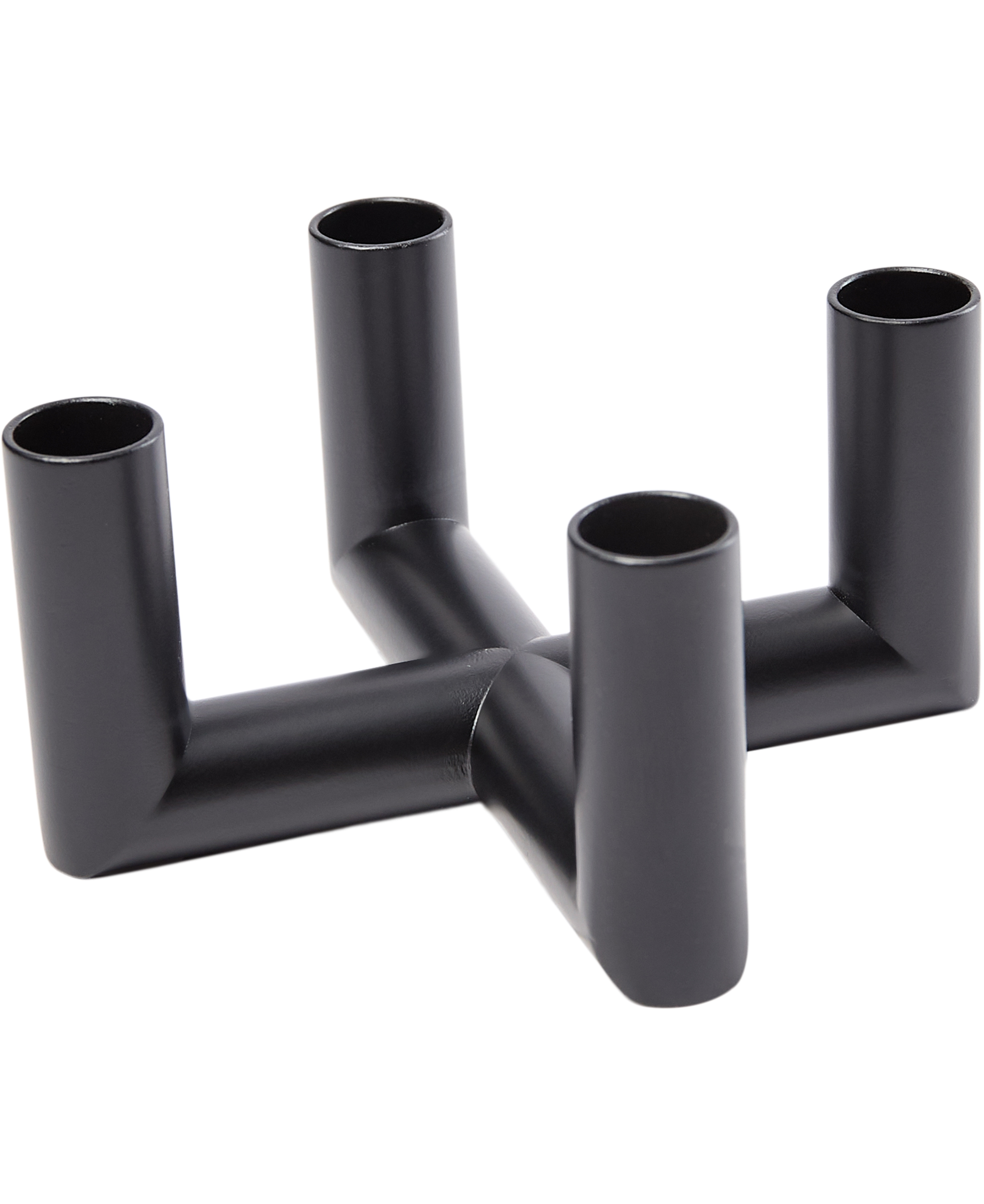 Matrix Candle Holder 4'arm Mini Taper - Matte Black - 7,5