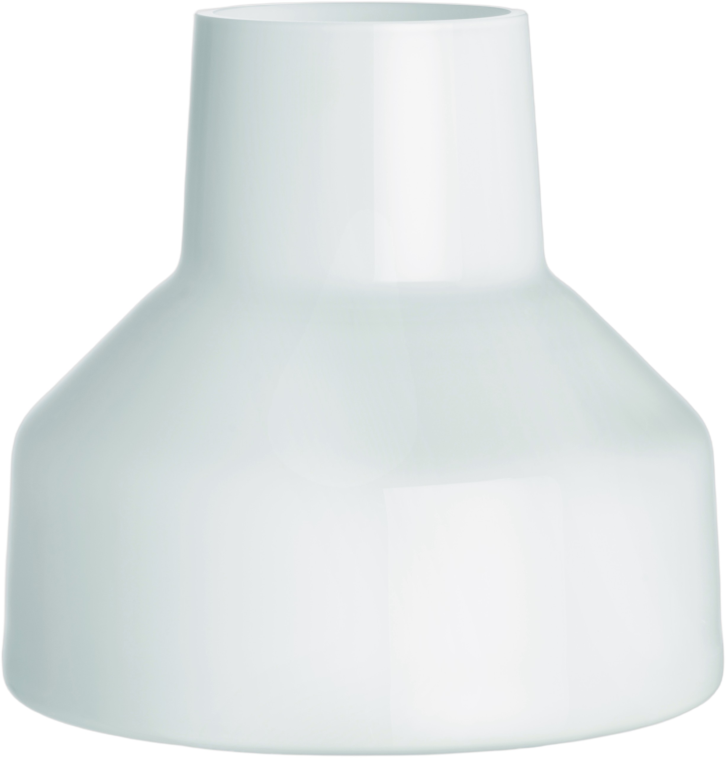 Solare Kort Vase 220x200mm Hvid